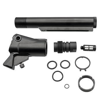 ラスト GI M870 ストック アダプター マルイ互換 QDアダプター付 楽天市場】S&T M870 ストックパイプ付 M4グリップアダプター BK